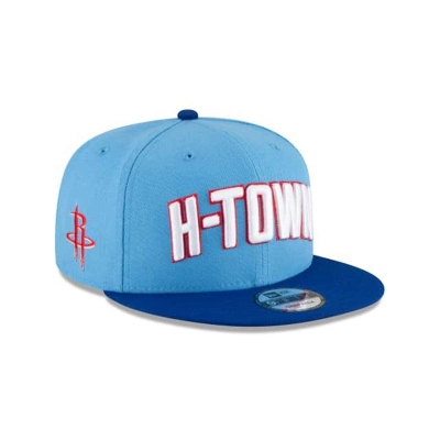 Houston Rockets Gorra | New Era NBA City Edition 9fifty Snapback Cap Mexico - Azules